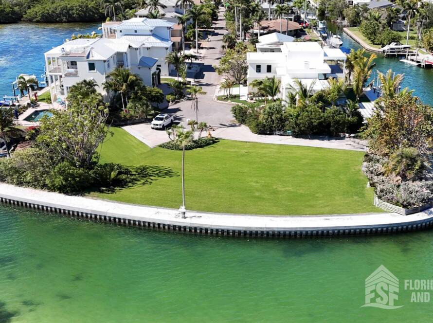 Seawalls, decking and dock in Longboat Key