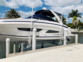 Sarasota Bay Seawall Beamless Boat Lift