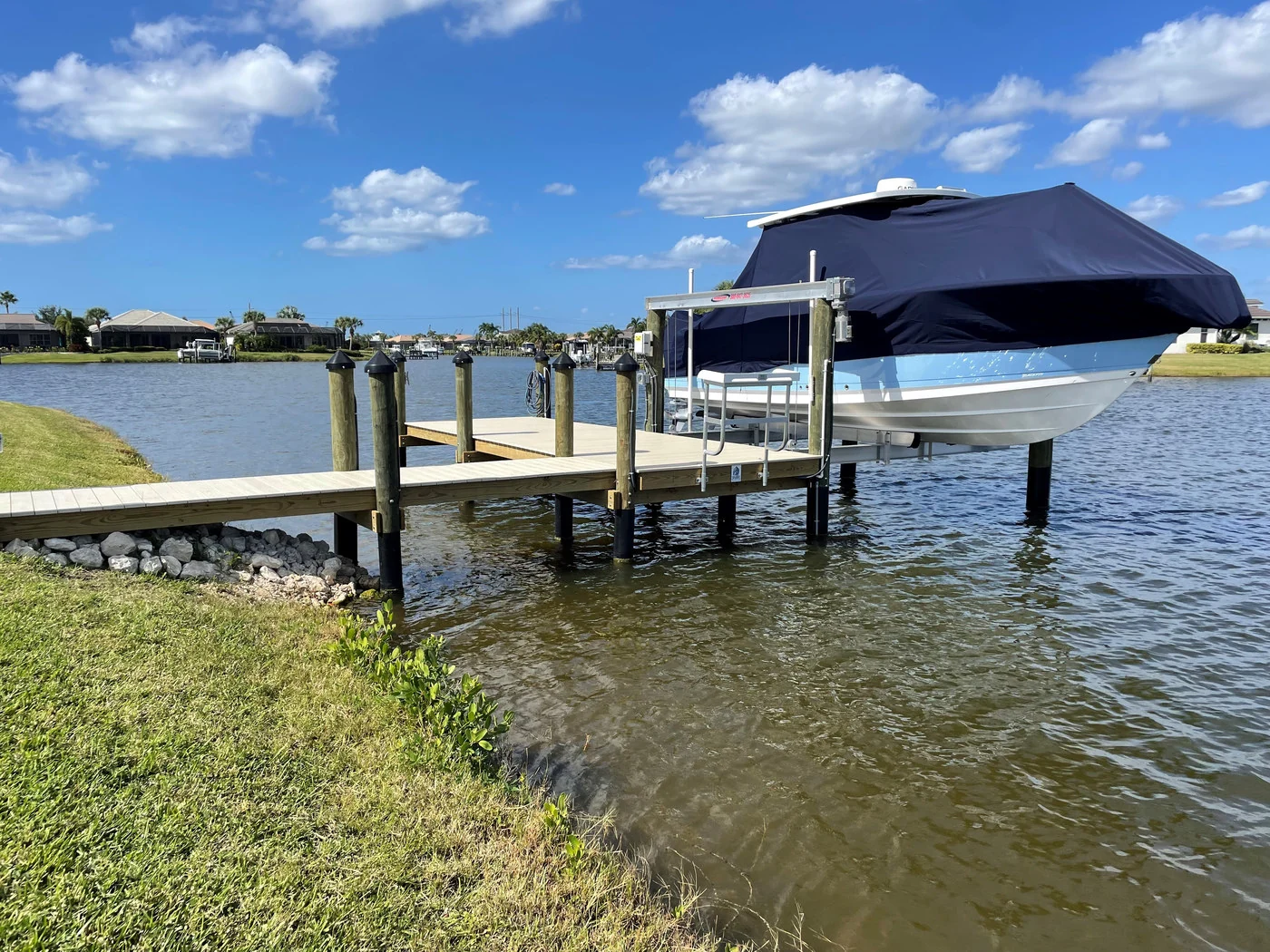 Bradenton Boat Dock Direct Drive Lift